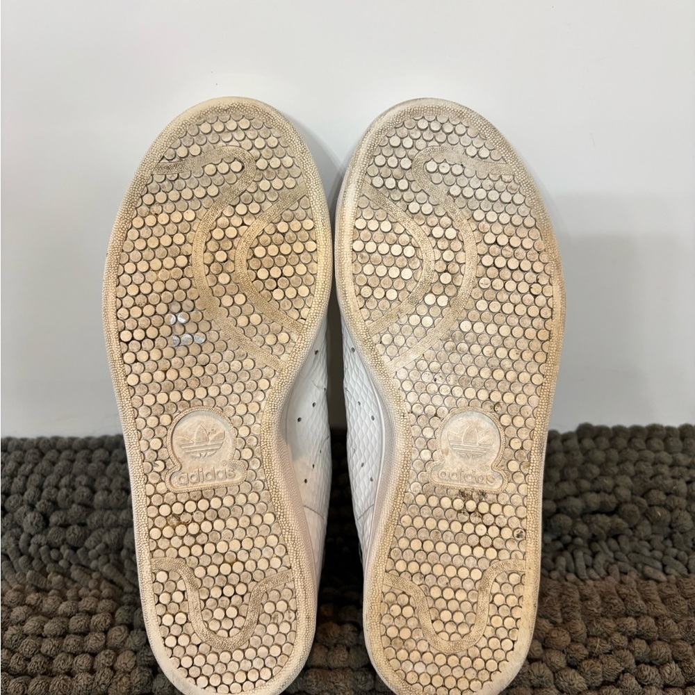 Adidas Stan Smith White Snakeskin Pattern Sneakers - Picture 6 of 10